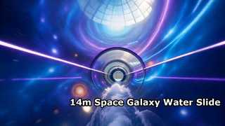 Νεροτσουλήθρα Raft με θέμα Space Galaxy